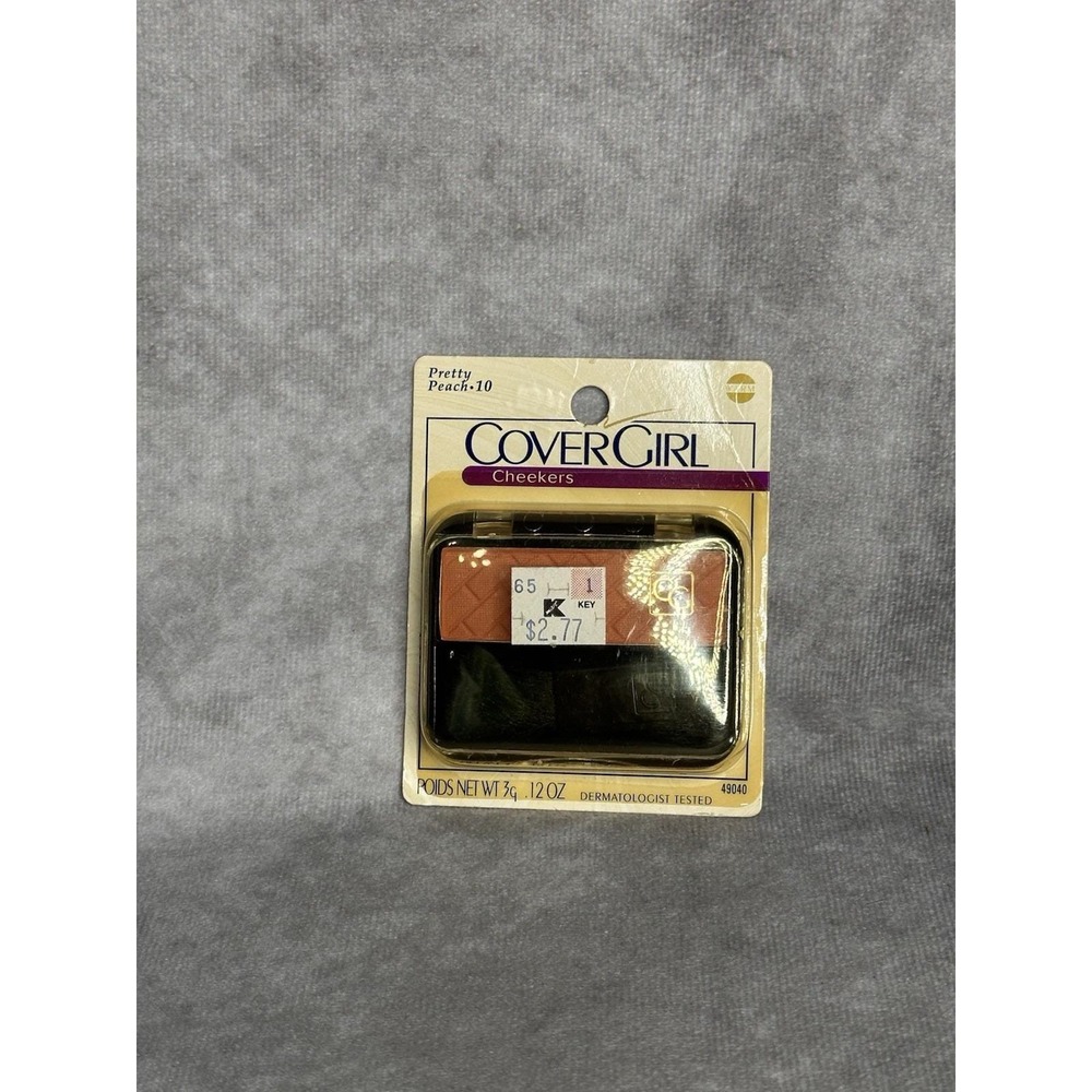 CoverGirl Cheekers Powder Blush Pretty‎ Peach 150 0.12 oz NEW IN PACKAGE Noxell